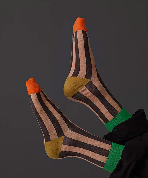 Jo Gordon-Vertical Stripe Socks // 2 Color