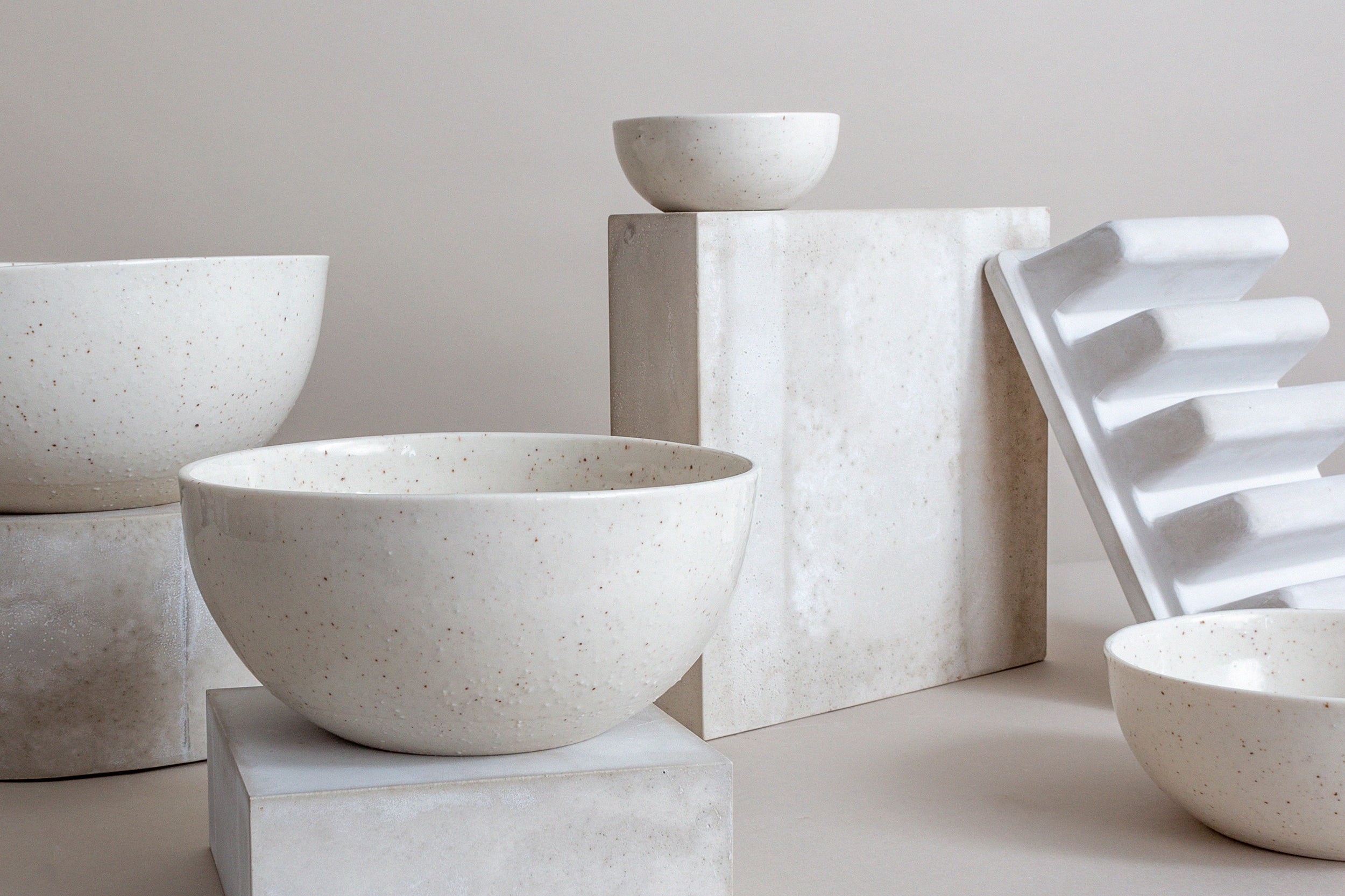 Andrew Molleur-Speckled Bowls